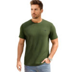 AWG ALL WEATHER GEAR Men Solid Waffle Crew Neck Tshirt | Waffle Knit T-Shirt | Men's T-Shirt | Tees for Man | Textured Half Sleeve T-Shirt's | Tshirt for Men Stylish