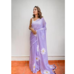 Floral Print Handloom Pure Cotton Saree