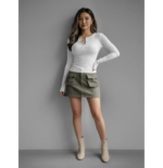 Dream Beauty Fashion Women's Long Sleeve Slim Fit Top/T-Shirt Henley Neck Casual (BZF-Top-Saiyaara-1) - Image 2