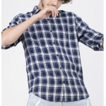 TrapNation Men's Regular Fit Brocken Checks Casual Shirt for Men Full Sleeves with Spread Collar - Image 2