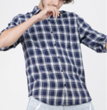 TrapNation Men's Regular Fit Brocken Checks Casual Shirt for Men Full Sleeves with Spread Collar - Image 2