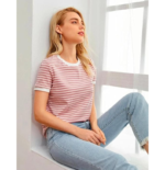 Dream Beauty Fashion Women's Half Sleeve Round Neck Printed Fitted Tee -23" Inches (Heena-Top) - Image 2