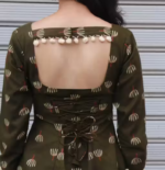 short kurti/sahira green kurti/#under 299 kurti/tranding meesho /kurti under199/womens were/meesho tranding kurti,top were,printed top ,printed short kurti green top, green kurti,party were ,office were - Image 3