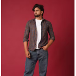 STYTCHIC Casual Office Wear Shirt | Checkred Party Wear Shirt | Check Shirt for men (Brown) - Image 2