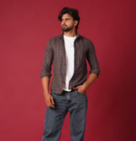 STYTCHIC Casual Office Wear Shirt | Checkred Party Wear Shirt | Check Shirt for men (Brown) - Image 2