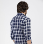 TrapNation Men's Regular Fit Brocken Checks Casual Shirt for Men Full Sleeves with Spread Collar - Image 3