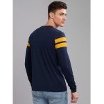 LEOTUDE Men's Full Sleeve Regular Fit Tshirt, Round Neck Cottonblend T-Shirt (Color Multicolor) - Image 3