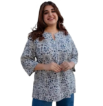 ZANETA Floral Print Rayon Long Kurta for Women | Regular Fit Long Kurti | Stylish Long Kurta for Girls | Kurti for Office | Kurti for Women |Multi