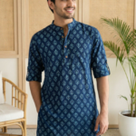 Men Floral Printed Kurta