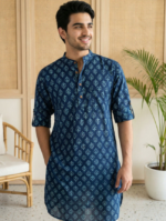 Men Floral Printed Kurta