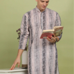 Men Printed Regular Pure Cotton Kurta with Pyjamas