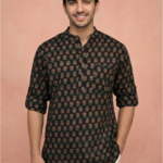 Men Floral Printed Kurta
