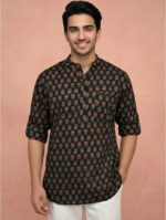 Men Floral Printed Kurta