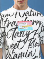 Typography Printed Drop Shoulder Oversized T-shirt - Image 2