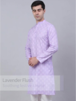 Men Ethnic Motifs Printed Cotton Kurta - Image 3