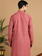 Geometric Embroidered Thread Work Kurta - Image 3