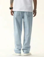 ARBIA FUNKI Regular Fit Solid Men's Jeans - Light Blue ( Pack of 1 ) - Image 4