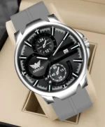 Abrexo Dark Grey Silicon Analog Men's Watch - Image 3