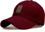 Bolax Pack of 2 Cotton Men's Cap ( Maroon ) - Image 3