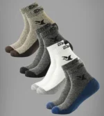 Brucella 100% Organic Cotton Men's Solid Multicolor Ankle Length Socks ( Pack of 4 )
