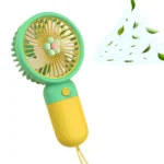 CHARKEE Rechargeable Mini Portable USB Fan Handal Fan Assorted Color Pack of 1