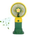 CHARKEE Rechargeable Mini Portable USB Fan Handal Fan Assorted Color Pack of 1
