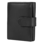 CIMONI Leather Solid Men's RFID Wallet With 8 Slots For Card ( Black , Pack of 1 )