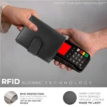 CIMONI Leather Solid Men's RFID Wallet With 8 Slots For Card ( Black , Pack of 1 ) - Image 3