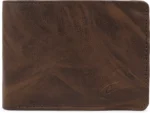 Classic World 100% Leather Solid Men's RFID Wallet With 8 Slots For Card ( Brown , Pack of 1 ) - Image 3