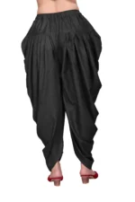Pack of 1 Cotton Blend Women's Patiala ( Black )