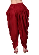 Pack of 1 Cotton Blend Women's Patiala ( Maroon )