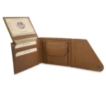 Eugenie Club Brown/Tan Leather Men's Regular Wallet ( Pack of 1 ) - Image 2