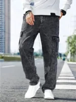 GF Solid Men's Jeans - Black ( Pack of 1 ) - Image 2