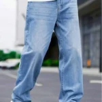 GF Straight Solid Men's Jeans - Light Blue ( Pack of 1 )