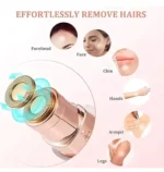 GMPex 2-in-1 Eyebrow Trimmer for Women - Hair Remover - Face, Upper Lips BL1 Multicolor Cordless Eyebrow Trimmer With 45 minutes Runtime - Image 4