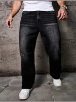 Gazal Fashions Clean Look Men's Jeans - Black ( Pack of 1 )