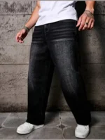 Gazal Fashions Clean Look Men's Jeans - Black ( Pack of 1 ) - Image 4