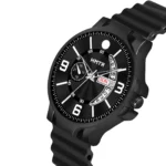 HMTr Black Silicon Analog Men's Watch - Image 2