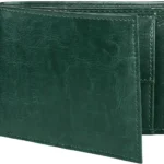 HRFSTAR PU Solid Men's Regular Wallet With 3 Slots For Card ( Green , Pack of 1 )