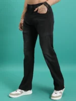 Highlander Cut Outs Men's Jeans - Black ( Pack of 1 ) - Image 3