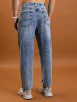 Highlander Relaxed Solid Men's Jeans - Light Blue ( Pack of 1 ) - Image 3