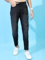 RIG BONE Black Solid Jeans