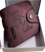 JDL PU Solid Men's Regular Wallet With 5 Slots For Card ( Brown , Pack of 1 )