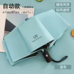 KEKEMI Blue 3 Fold Umbrella