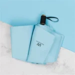 KEKEMI Blue 3 Fold Umbrella - Image 2