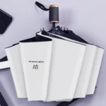 KEKEMI Silver 3 Fold Umbrella - Image 3