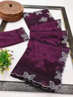 Kashvi Sarees Net Solid Regular Saree With Unstitched Blouse Piece ( Pink )