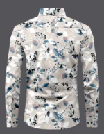 LAXBON 100% Cotton Regular Fit Printed Full Sleeves Men's Casual Shirt - Peach ( Pack of 1 ) - Image 3