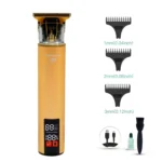 LAZYWINDOW Golden Trimmer Gold Cordless Beard Trimmer With 120 minutes Runtime