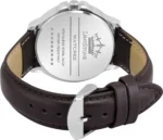 LimeStone Brown PU Analog Men's Watch - Image 2